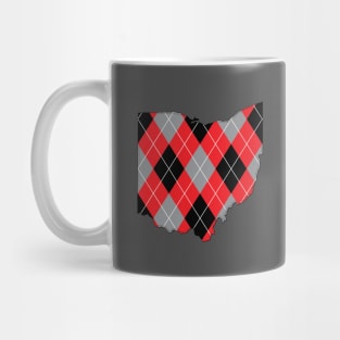 Argyle Ohio (scarlet/gray) Mug